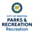 City of Renton Parks & Recreation Inclement Weather Line logo