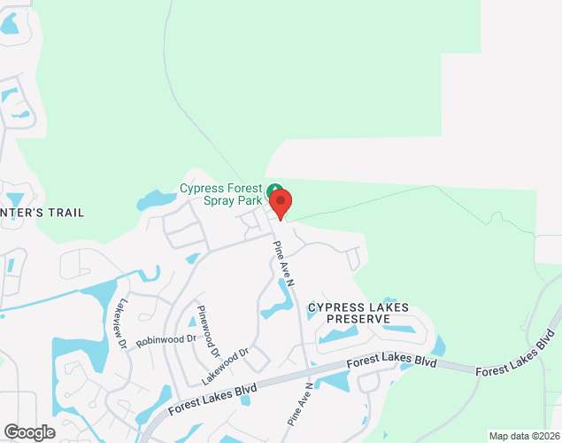 Map showing location at 650 Pine Ave N, Oldsmar, FL