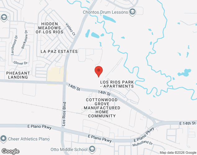 Map showing location at , , 