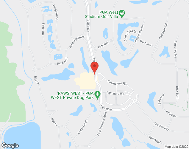 Map showing location at 55995 PGA Blvd, La Quinta, CA