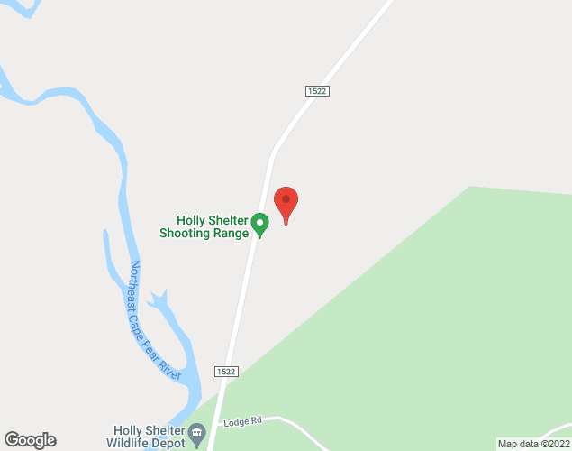Map showing location at 8718 Shaw Highway, Rocky Point, 
