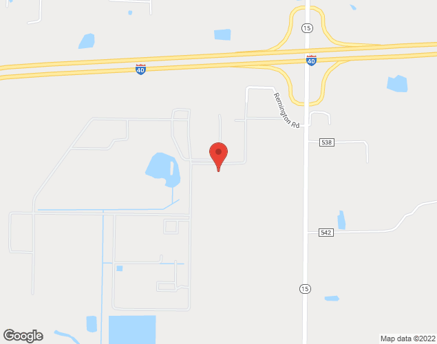 Map showing location at , , 