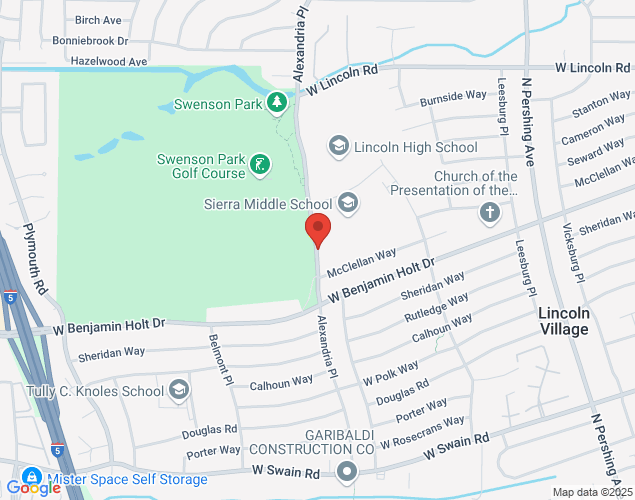 Map showing location at 530 South Dr6844 Alexandria Pl, Stockton, CA