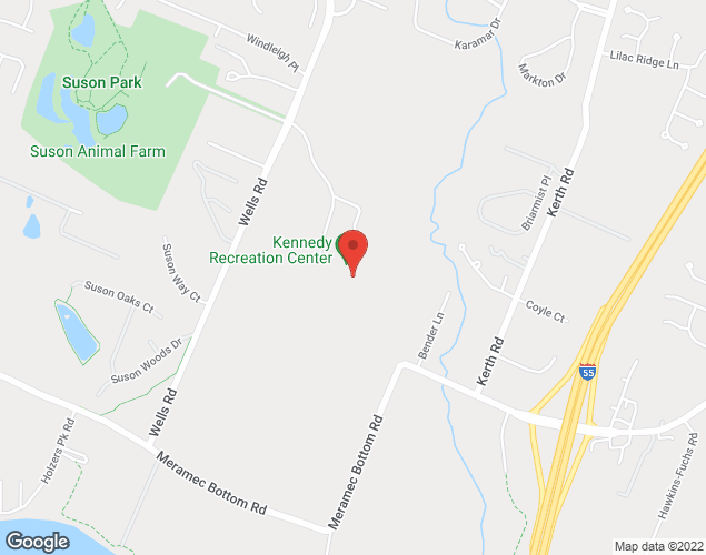 Map showing location at 6050 Wells Road, St. Louis, MO