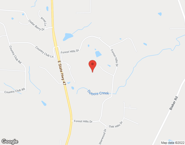 Map showing location at , , 