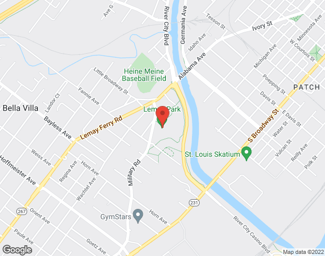 Map showing location at 236 Fannie Ave, St. Louis, MO