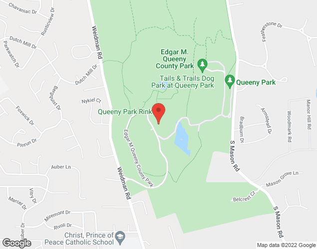 Map showing location at 550 Weidman Road, St. Louis, MO