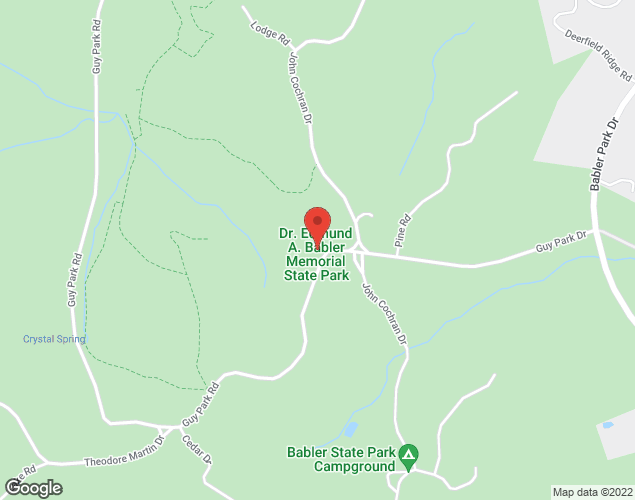 Map showing location at 800 Guy Park, Chesterfield, MO