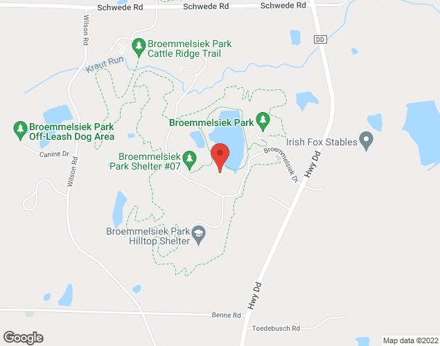 Map showing location at 1795 Highway DD, Defiance, MO