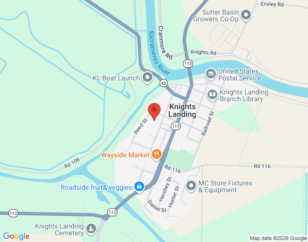 Map showing location at , , 