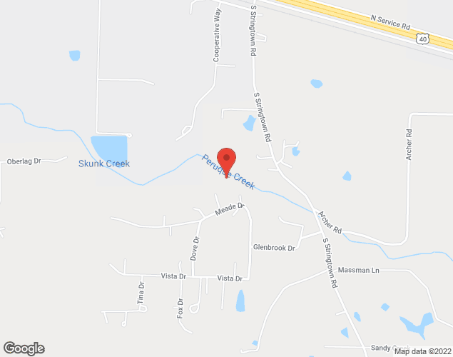 Map showing location at , Wentzville, MO