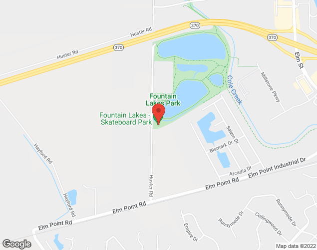 Map showing location at 3740 Huster Road, Saint Charles, MO