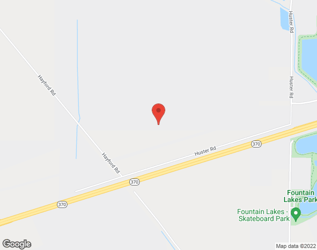 Map showing location at 3901 Huster Road, St.  Charles, MO