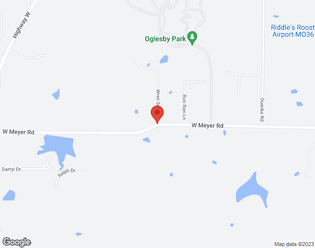Map showing location at 2949 West Meyer Rd, Foristell, MO
