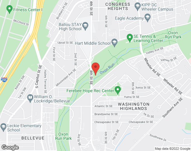 Map showing location at , , 