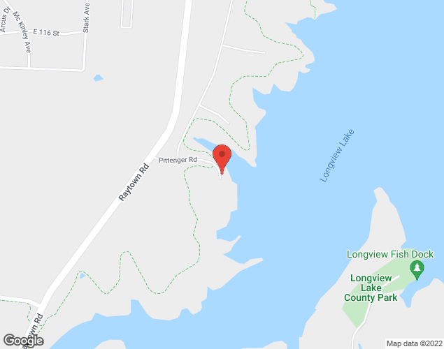 Map showing location at 11101 Raytown Road, Kansas City, MO