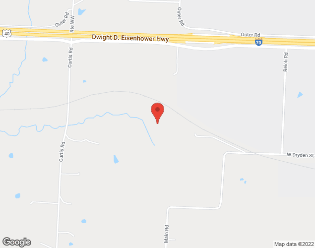 Map showing location at , , 