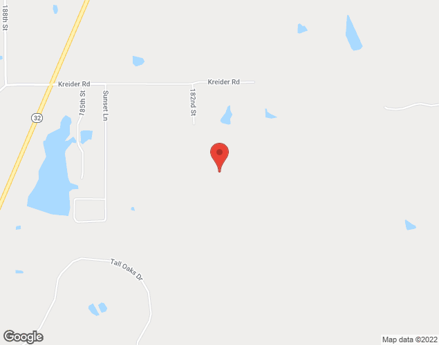 Map showing location at , , 