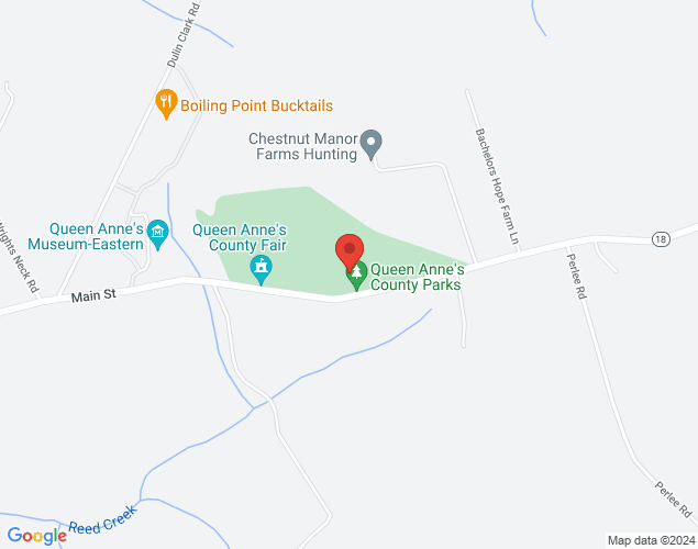Map showing location at 1945 4-H Park Rd, Centreville, MD
