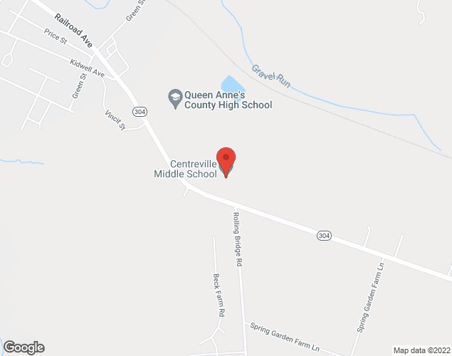 Map showing location at 231 Ruthsburg Rd, Centreville, MD