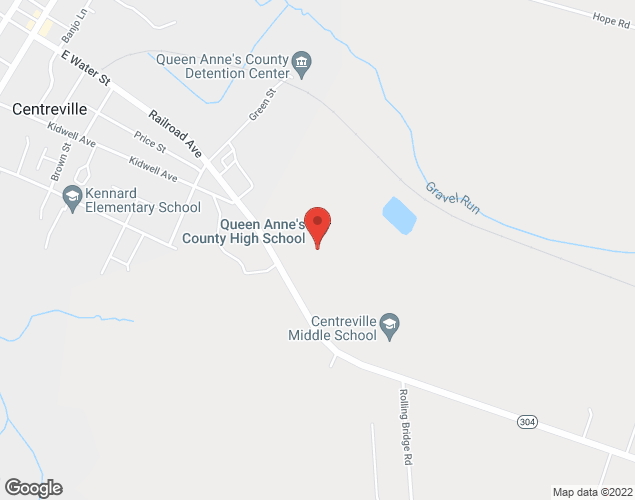 Map showing location at 125 Ruthsburg Rd, Centreville, MD