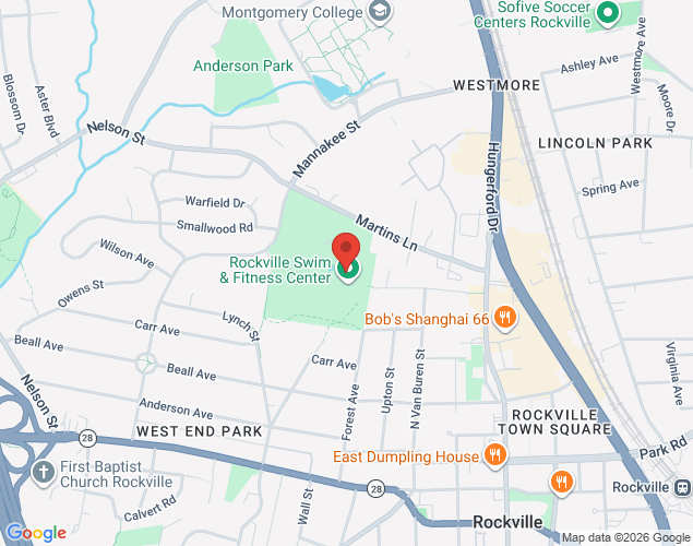 Map showing location at 355 Martins Lane, Rockville, MD