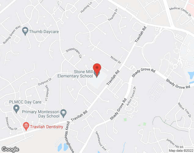 Map showing location at 14323 Stonebridge View Dr, North Potomac, MD