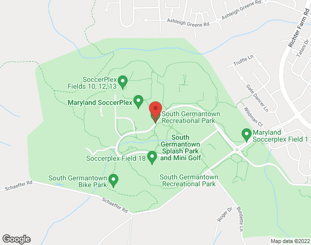 Map showing location at 18041 Central Park Circle, Boyds, MD