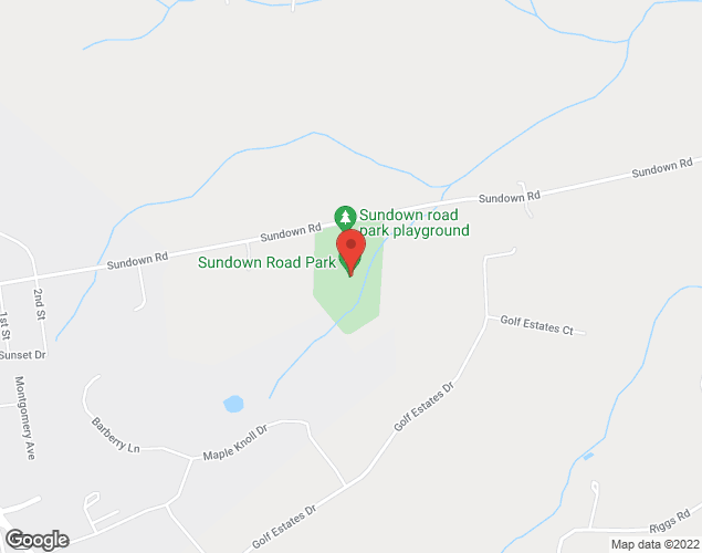 Map showing location at 6200 Sundown Rd., Laytonsville, MD