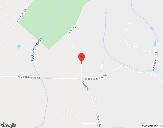 Map showing location at Sidell Road, Boyds, MD