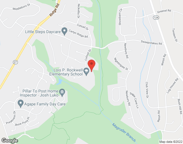 Map showing location at 24555 Cutsail Dr., Damascus, MD