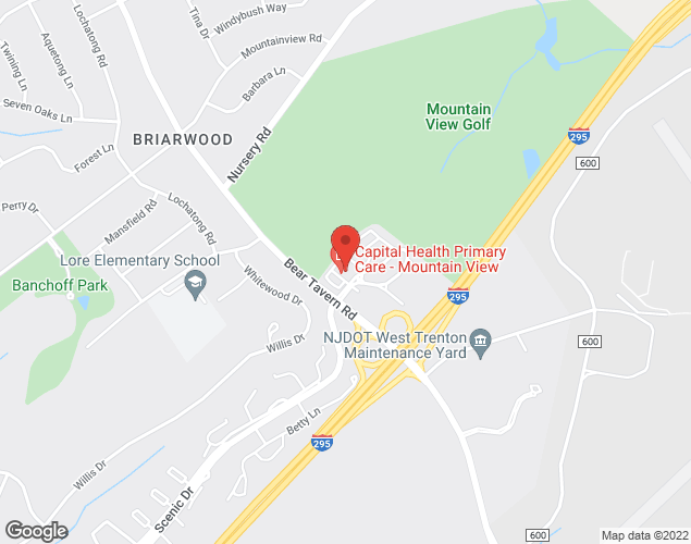 Map showing location at 850 Bear Tavern Road, Ewing, NJ