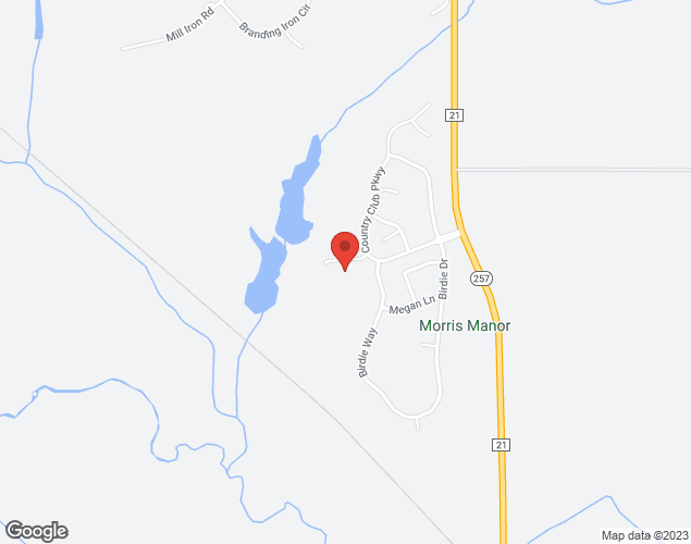 Map showing location at 2100 Country Club Parkway, Milliken, CO