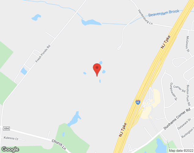 Map showing location at 97 Hardenburg Lane, East brunswick, NJ