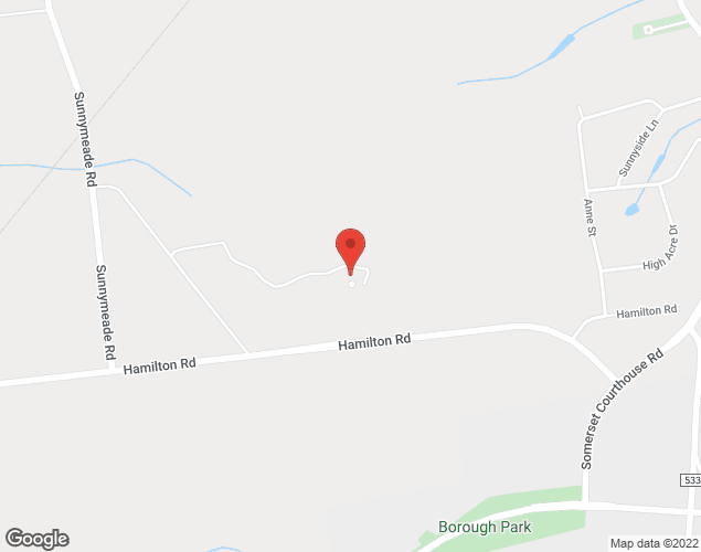 Map showing location at 1 Wheeler Way, Princeton, NJ