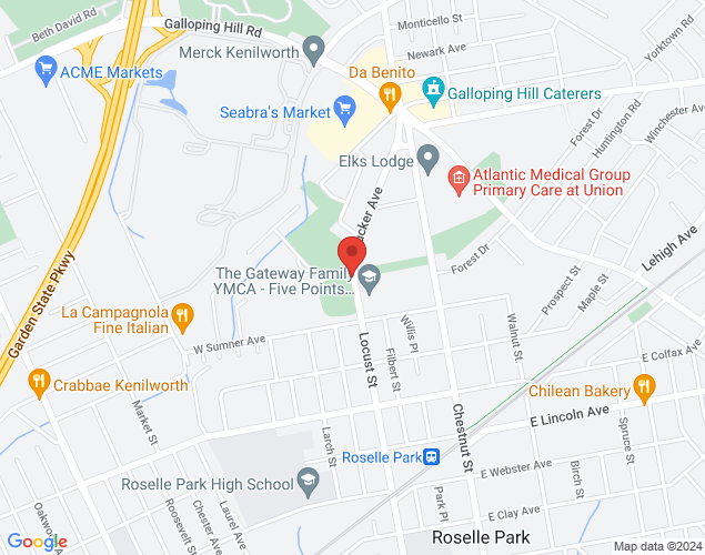 Map showing location at 200 Tucker Ave, Union, NJ
