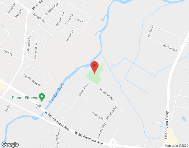 Map showing location at 66 Tennent Road, Morganville, NJ