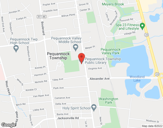 Map showing location at 477 Newark Pompton Turnpike, pompton plains, NJ