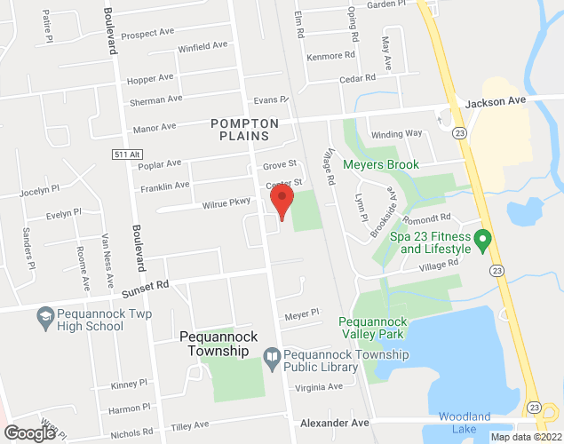 Map showing location at 530 newark pompton turnpike, pompton plains, NJ