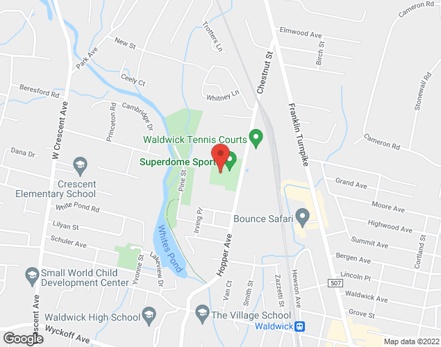 Map showing location at 114 Pennington - Hopewell Rd, Hopewell, NJ
