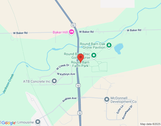 Map showing location at 24115 US-52, Manhattan, IL