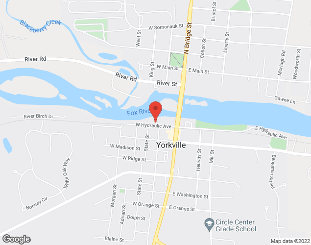 Map showing location at 201 W Hydraulic Ave, , 
