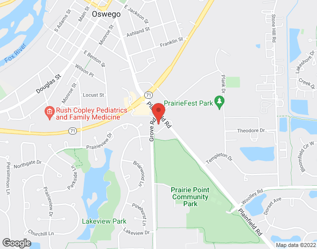 Map showing location at , , 