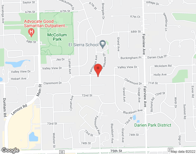 Map showing location at , , 