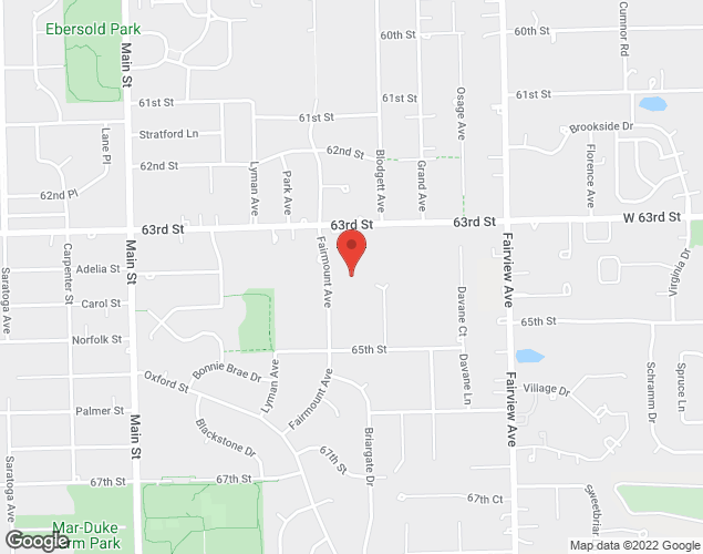 Map showing location at , Naperville, IL