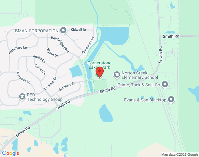 Map showing location at 2199 Smith Rd, West Chicago, IL