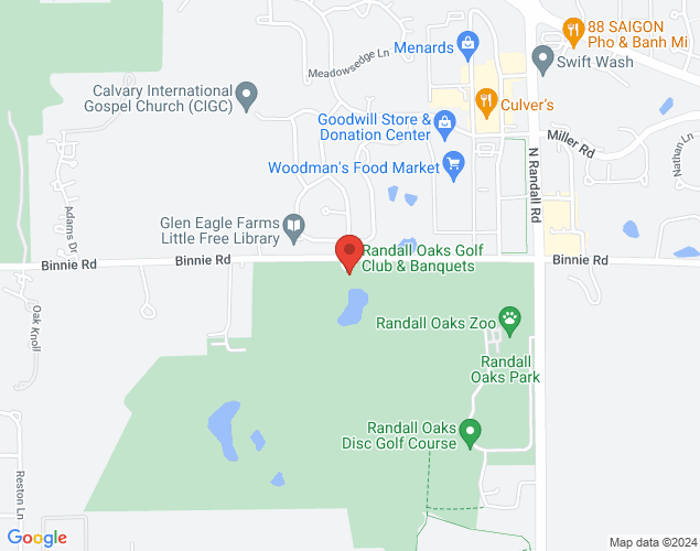 Map showing location at 4101 Binnie Rd, W Dundee, IL
