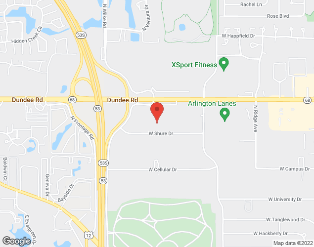 Map showing location at , , 