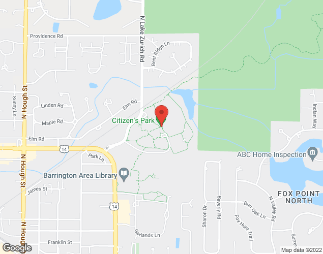 Map showing location at 511 Lake Zurich, Barrington, IL