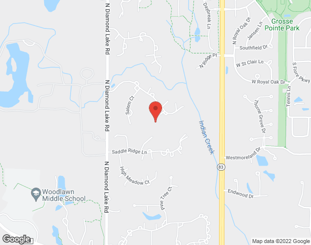 Map showing location at , , 